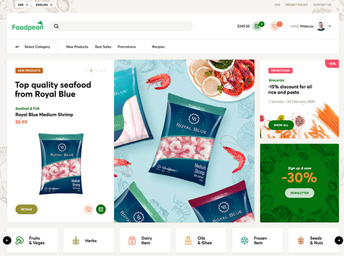 Royal Blue Seafood & Fresh Groceries