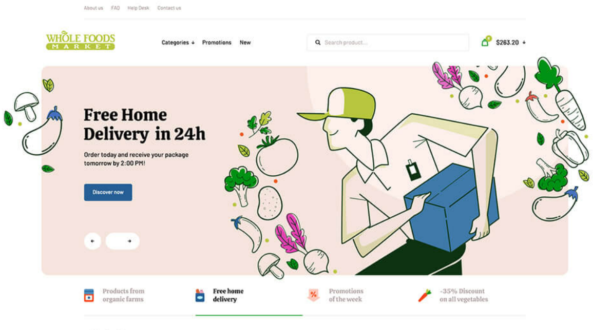 24h Free Home Delivery Groceries